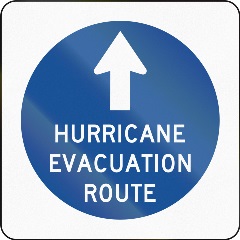 hurricane evacuation route